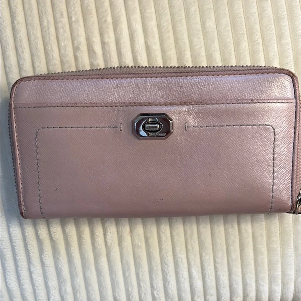 Coach Pink and Steele gray Wallet Set - Picture 5 of 7